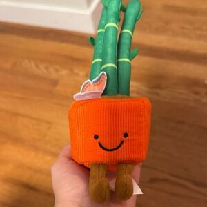 Orange and Green Plush Toy